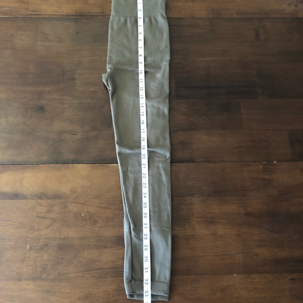 Size S/M. Thick Light Green Leggings